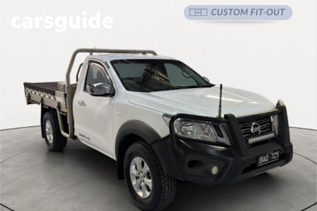 White 2019 Nissan Navara Cab Chassis RX (4X2)