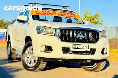 White 2017 LDV T60 Double Cab Utility PRO (4X4)