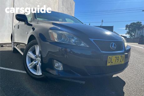 Blue 2007 Lexus IS250 Sedan Sports Luxury