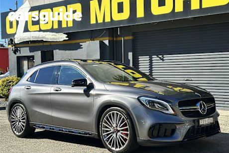 Grey 2017 Mercedes-Benz GLA45 Wagon 4Matic