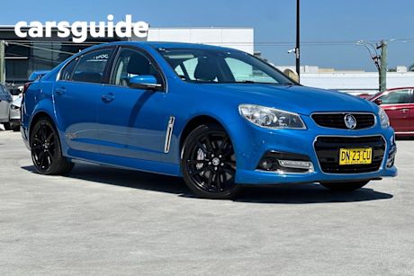 Blue 2015 Holden Commodore Sedan SS-V Redline