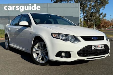 White 2012 Ford Falcon Sedan XR6 EcoLPi