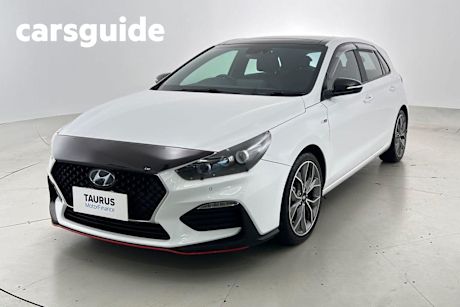 White 2022 Hyundai I30 Hatchback N Line Premium