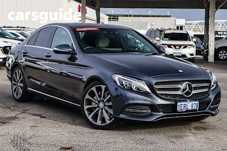 Grey 2015 Mercedes-Benz C250 Sedan