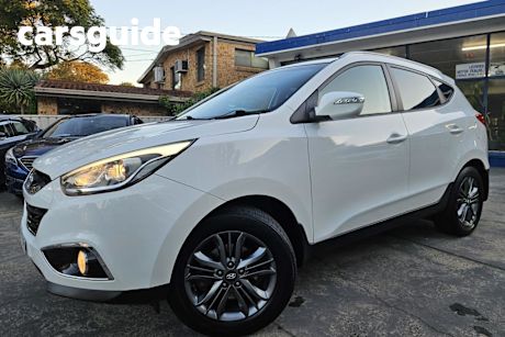 White 2014 Hyundai IX35 Wagon Trophy (fwd)