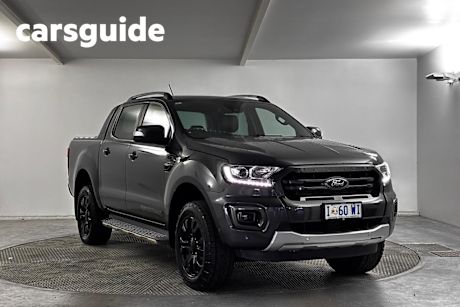 Grey 2019 Ford Ranger Double Cab Pick Up Wildtrak 2.0 (4X4)