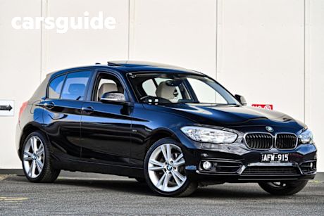 Black 2015 BMW 120I Hatchback Sport Line