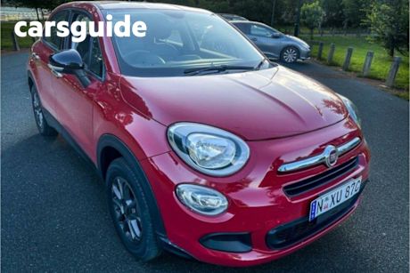 Red 2015 Fiat 500X Wagon POP