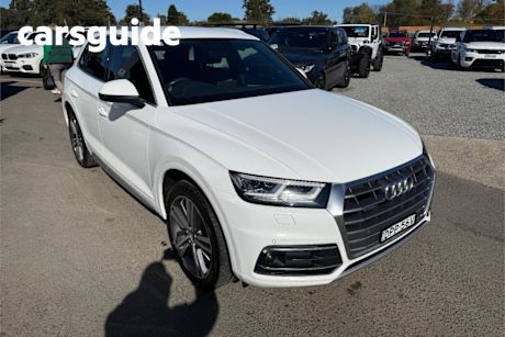 White 2017 Audi Q5 Wagon 2.0 TDI Quattro Sport