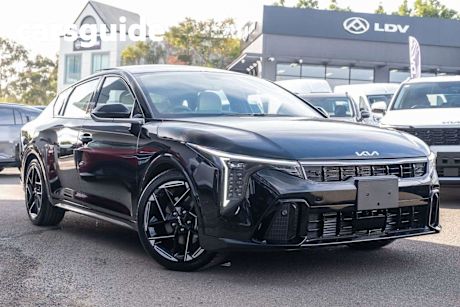 Black 2025 Kia K4 Sedan GT-Line