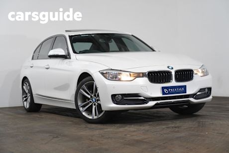 White 2014 BMW 320D Sedan