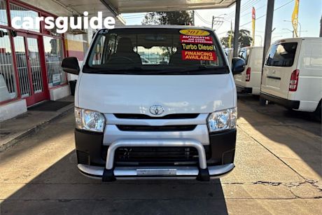 White 2017 Toyota Hiace Van LWB