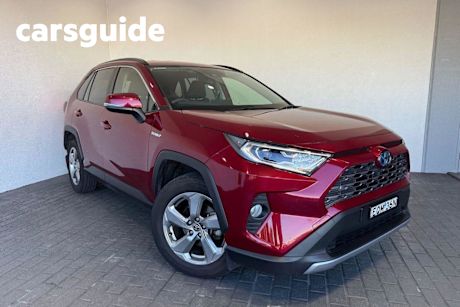 Red 2021 Toyota RAV4 Wagon GXL (awd) Hybrid