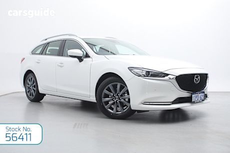White 2025 Mazda 6 Wagon G25 Touring