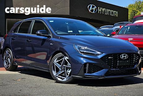 Blue 2024 Hyundai i30 Hatchback N Line Mhev