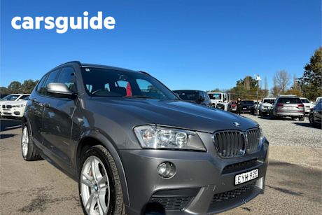 Grey 2013 BMW X3 Wagon Xdrive 20D