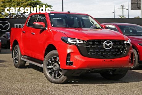 Red 2025 Mazda BT-50 Dual Cab Pick-up XTR (4X2)