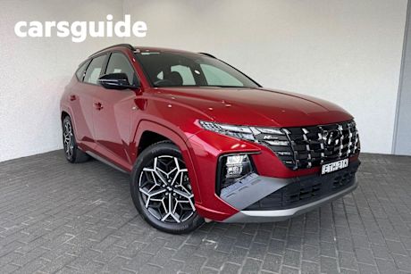 Red 2022 Hyundai Tucson Wagon N Line (fwd)