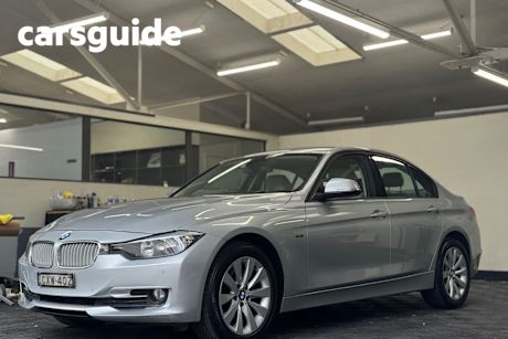 Silver 2012 BMW 320D Sedan Modern Line