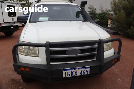 White 2008 Ford Ranger Dual Cab Pick-up XL (4X4)