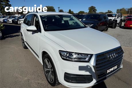 White 2016 Audi Q7 Wagon 3.0 TDI Quattro