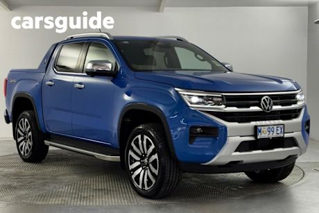 Blue 2024 Volkswagen Amarok Dual Cab Utility Aventura TSI452 4Motion