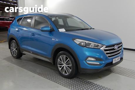 Blue 2017 Hyundai Tucson Wagon Active X (fwd)