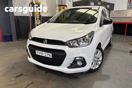 White 2016 Holden Spark Hatchback LT