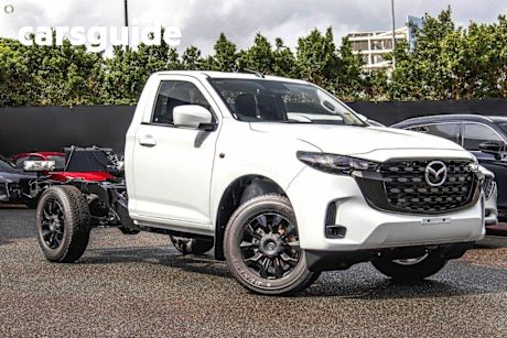 White 2025 Mazda BT-50 Cab Chassis XT (4X2)