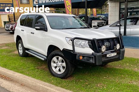 White 2018 Toyota Landcruiser Prado Wagon GX (4X4)