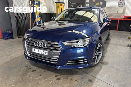 Blue 2016 Audi A4 Sedan 2.0 Tfsi S Tronic Sport