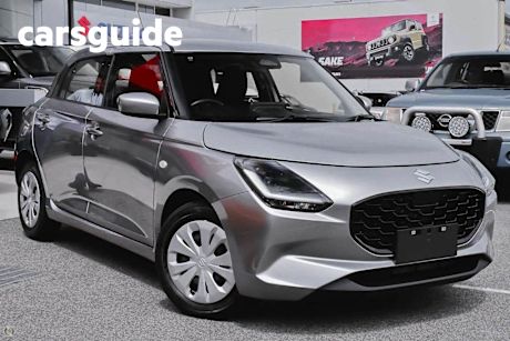 Silver 2025 Suzuki Swift Hatchback Hybrid