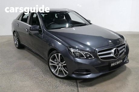 Grey 2014 Mercedes-Benz E400 Sedan