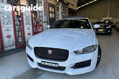 White 2016 Jaguar XE Sedan 20D R-Sport