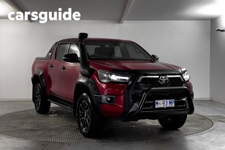 Red 2023 Toyota Hilux Double Cab Pick Up Rogue (4X4)