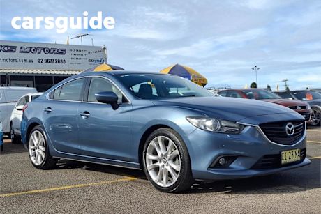 Blue 2013 Mazda 6 Sedan GT