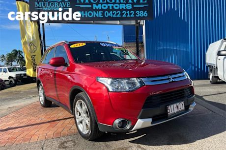 Red 2014 Mitsubishi Outlander Wagon ES (4X4)