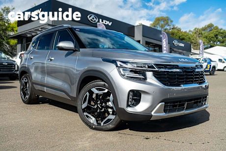 Grey 2025 Kia Seltos Wagon GT-Line (awd) (sunroof)