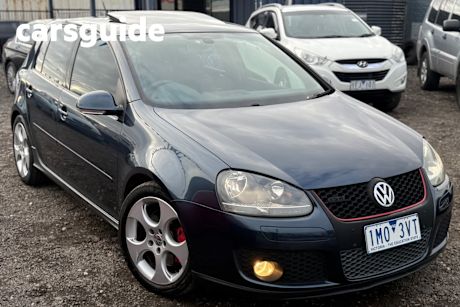 Blue 2009 Volkswagen Golf Hatchback GTI