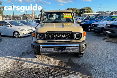 Beige 2025 Toyota Landcruiser Ute Tray 79 GXL SINGLE CAB V8 4.5 MANUAL