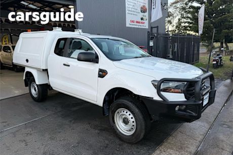 White 2020 Ford Ranger Super Cab Chassis XL 3.2 (4X4)