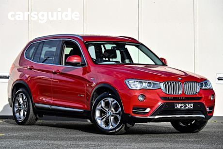 Red 2014 BMW X3 Wagon Xdrive 20I