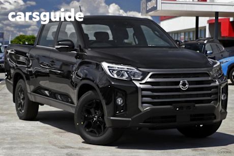 Black 2024 KGM Ssangyong Musso XLV Crew Cab Pickup Ultimate