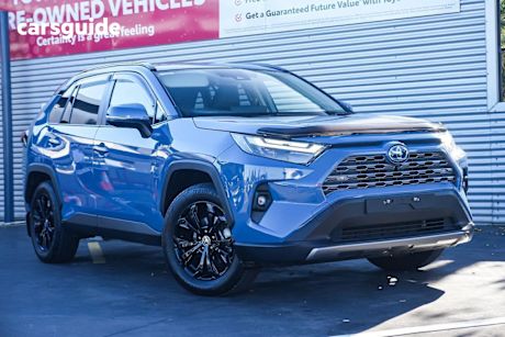 Blue 2023 Toyota RAV4 Wagon Cruiser (awd) Hybrid