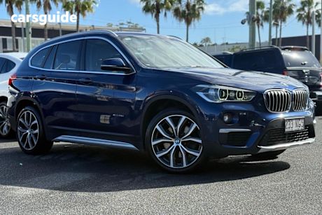 Blue 2017 BMW X1 Wagon Xdrive 25I