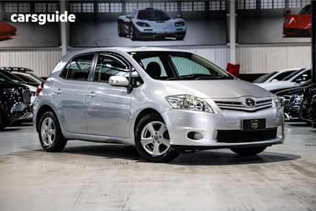 Silver 2010 Toyota Corolla Hatchback Ascent