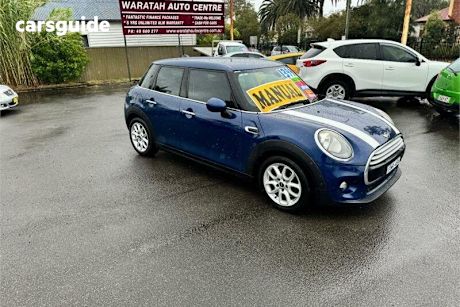 Blue 2014 Mini Cooper Hatchback 5D Hatch