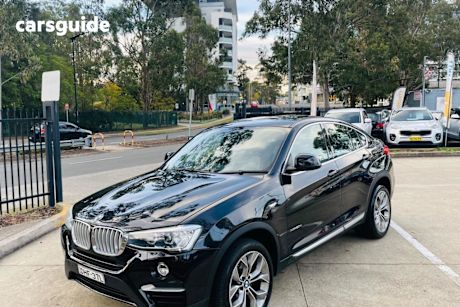 Black 2016 BMW X4 Coupe xDRIVE 20d F26 MY16