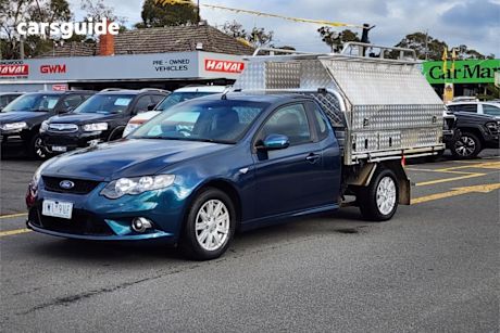Green 2009 Ford Falcon Ute Tray XR6 Ute Super Cab