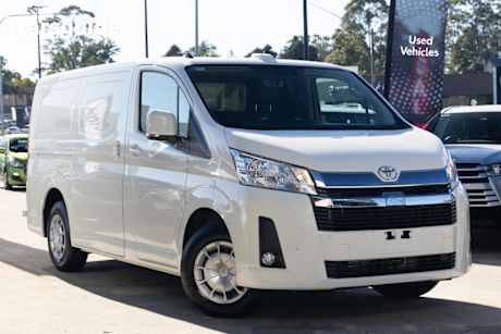 White 2024 Toyota Hiace Van LWB